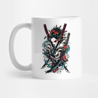 Geishas and Bushido, Eastern Culture Graphic T-shirt 10 Mug